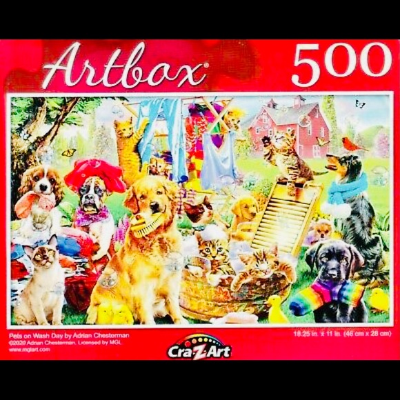 🐶 ANIMAL 500 PIECE PUZZLE 🐶 - Picture 1 of 6